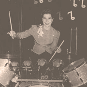 Velzoe Brown as a young musician